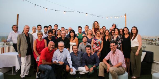 The Tomarial team celebrates its summer meeting