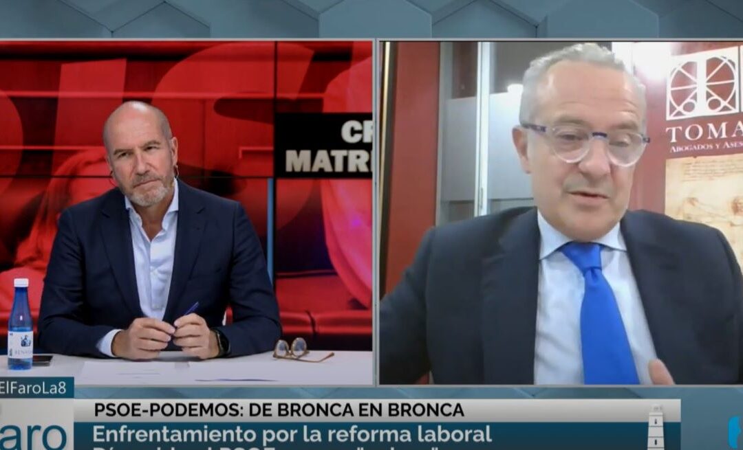 Santiago Blanes analiza la reforma laboral en La Ocho TV