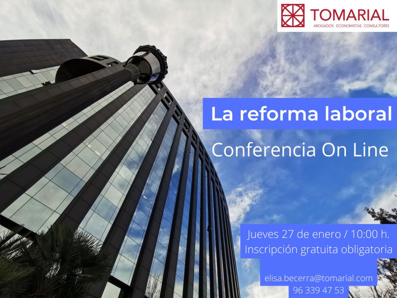 Conferencia online sobre la reforma laboral y cómo afecta a las empresas