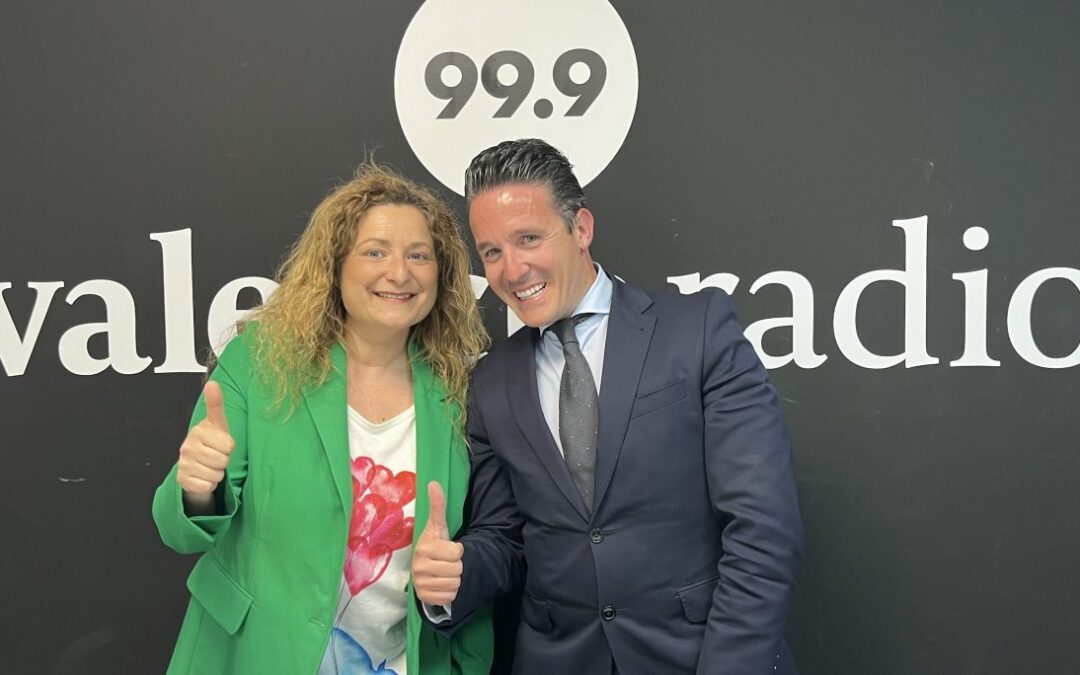 Entrevista a Miguel Ángel Molina en el programa La Tarde con Marina de la 99.9 Valencia Radio