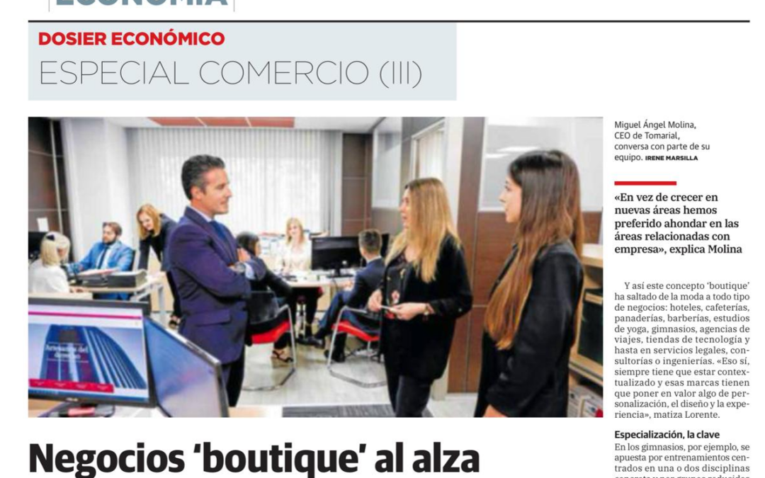 Las Provincias destaca a Tomarial como ejemplo de despacho boutique en Valencia